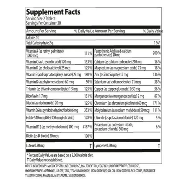 Nutriplus Multivitamin and Mineral for Men - 60 Tablets