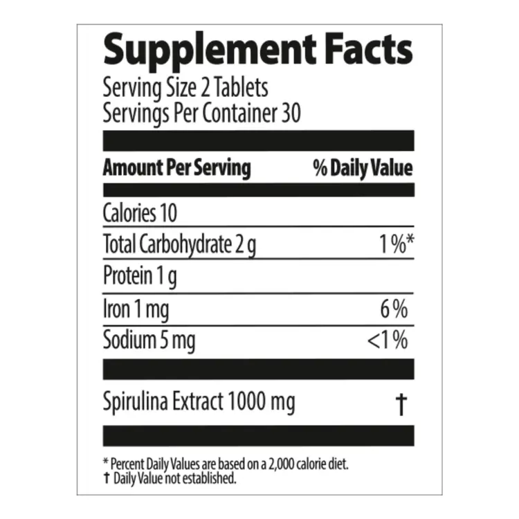 Nutriplus Spirulina Tablet 60pcs