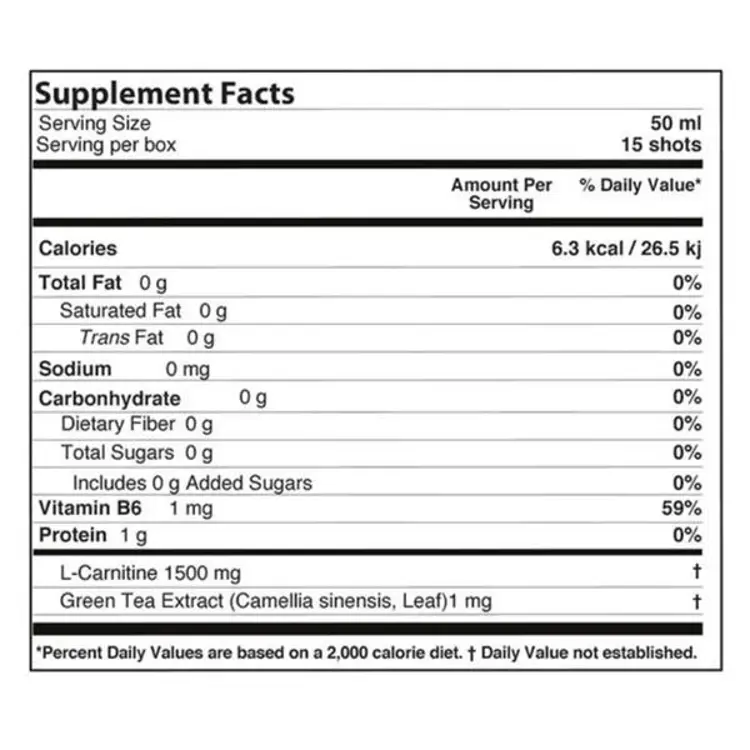 Nutriplus L-Carnitine Shot
