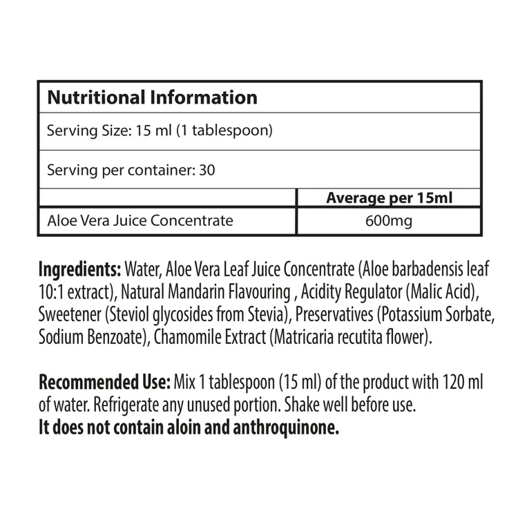 Nutriplus Aloe Glow Mandarin