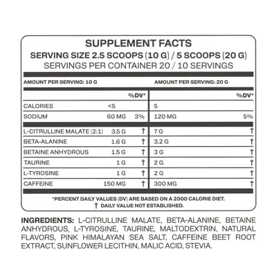 Nutriplus+ Pre-Workout view 2