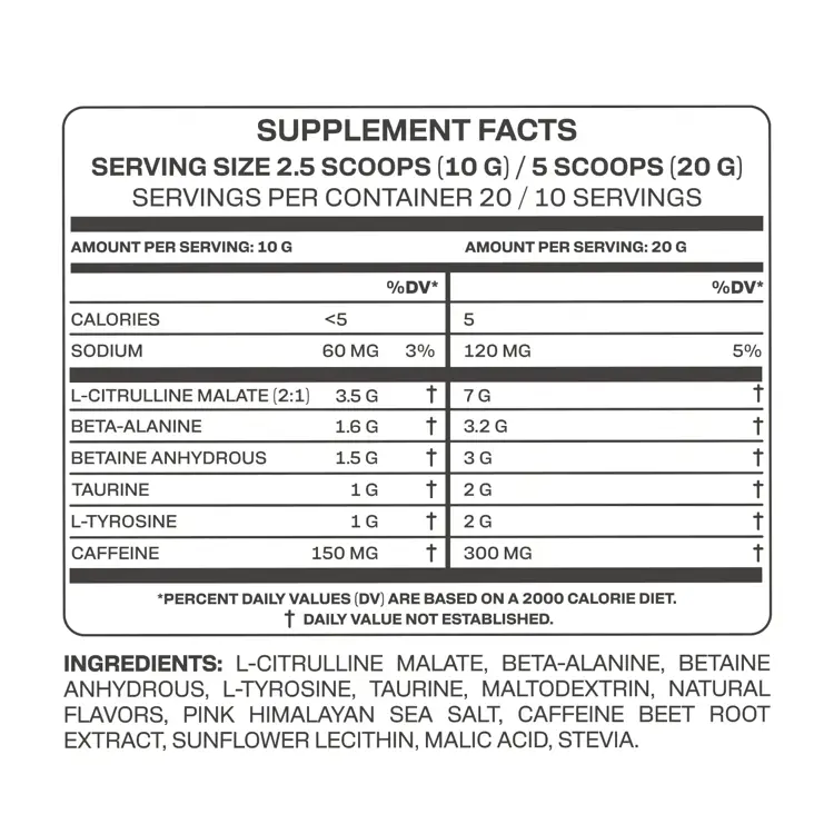 Nutriplus+ Pre-Workout